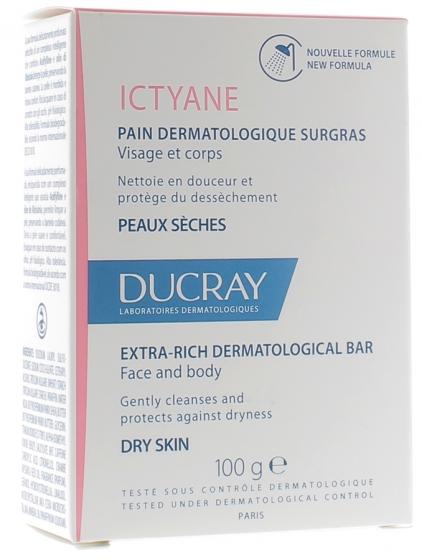 Ictyane Pain Dermatologique Surgras Ducray - Pain de 100 g