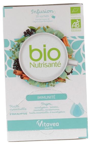 Infusion Immunité Bio Nutrisanté - boîte de 20 sachets