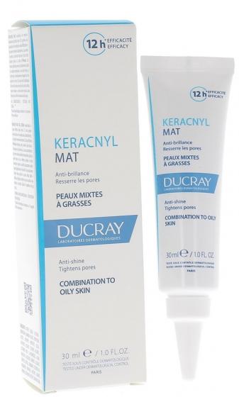 Keracnyl mat crème anti-brillance peaux mixtes à grasses Ducray - tube de 30 ml