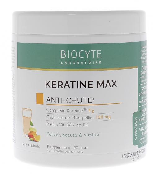 Keratine Max anti-chute Biocyte - boîte de 240 g