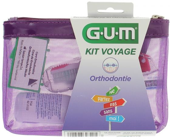 Kit Voyage Orthodontie GUM - trousse de 4 produits