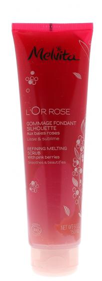 L'Or Rose Gommage silhouette aux baies roses bio Melvita - tube de 150 ml