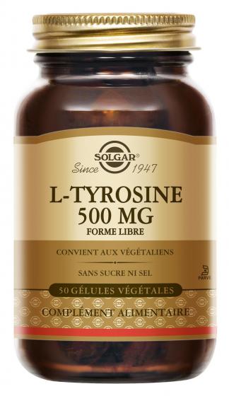 L-Tyrosine 500mg Solgar - pot de 50 gélules