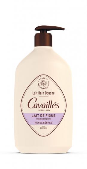 Lait bain et douche peaux sèches lait de figue Rogé Cavaillès - flacon de 1L