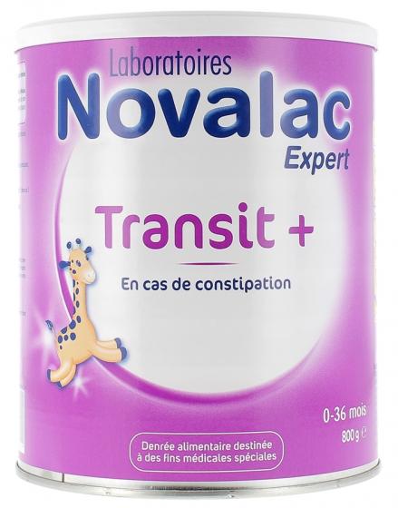 Transit + Lait en poudre 0-36 mois Novalac - pot de 800g