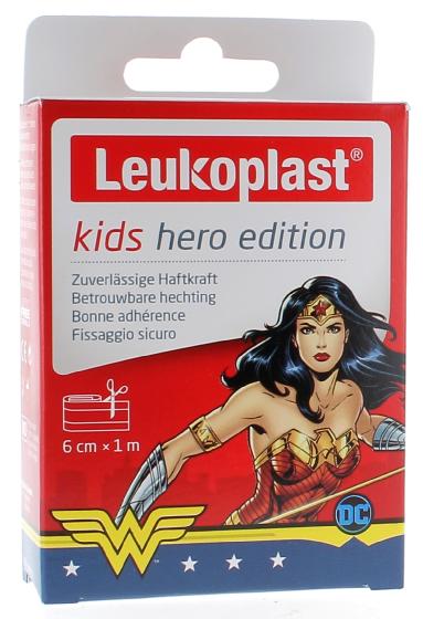 Leukoplast Kids Bande pansement à découper 6cm x 1m Hero edition BSN Médical - boîte d'une bande pansement