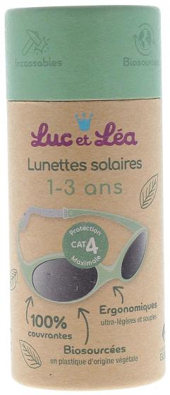 Lunettes solaires biosourcées catégorie 4 1-3 ans vert Luc et Léa - 1 paire de lunettes