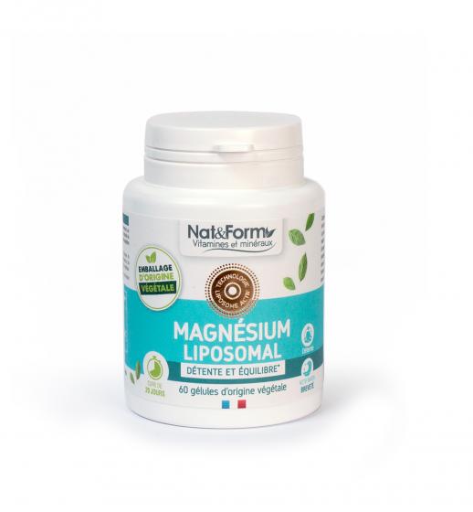 Magnésium Liposomal Nat&Form - boîte de 60 gélules