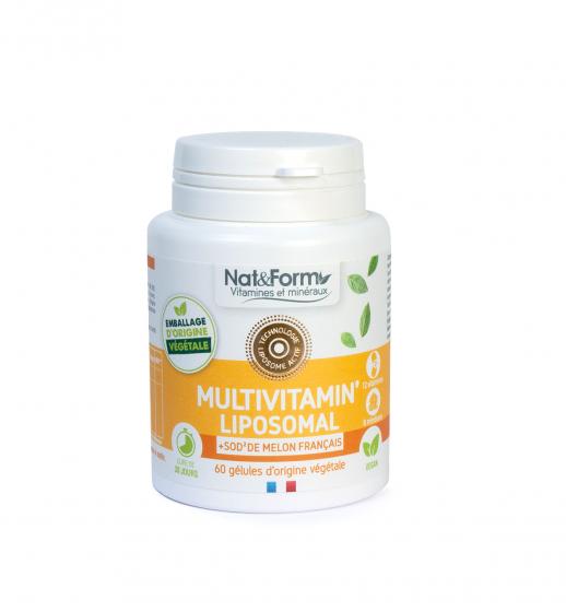 Multivitamin' Liposomal Nat&Form - boîte de 60 gélules