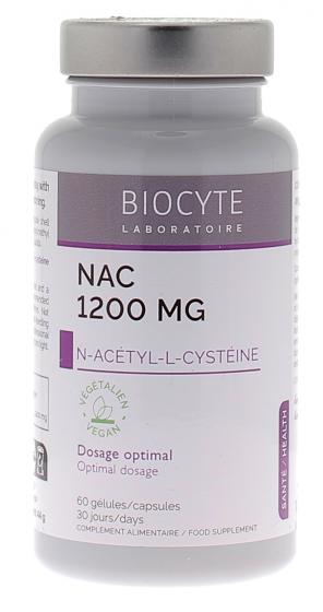 NAC 1200 mg Biocyte - boîte de 60 gélules