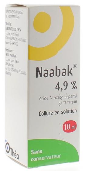 Naabak 4,9% collyre en solution Théa - flacon de 10 ml