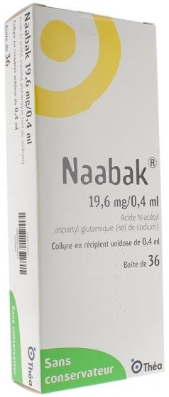 Naabak collyre Théa - 36 unidoses