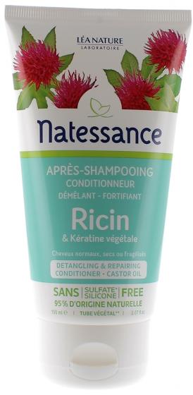 Natessance après-shampooing conditionneur Ricin Léa Nature - tube de 150 ml