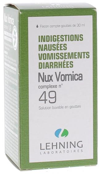 Nux Vomica complexe n°49 Lehning - flacon compte-gouttes de 30ml