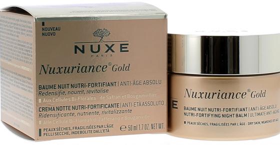 Nuxuriance Gold Baume Nuit Nutri-Fortifiant Nuxe - pot de 50 ml
