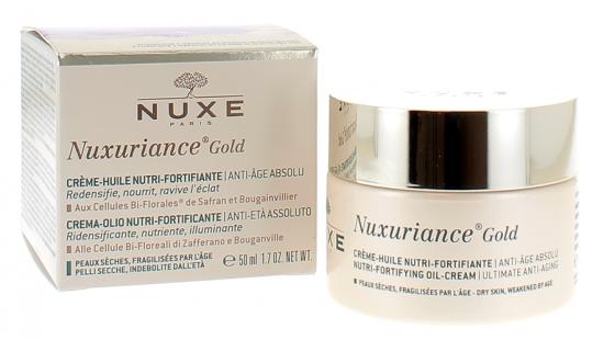 Nuxuriance Gold Crème-Huile Nutri-Fortifiante anti-âge Nuxe - pot de 50ml