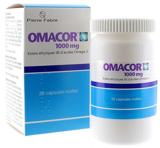 Omacor 1000 mg Pierre Fabre - 28 capsules molles