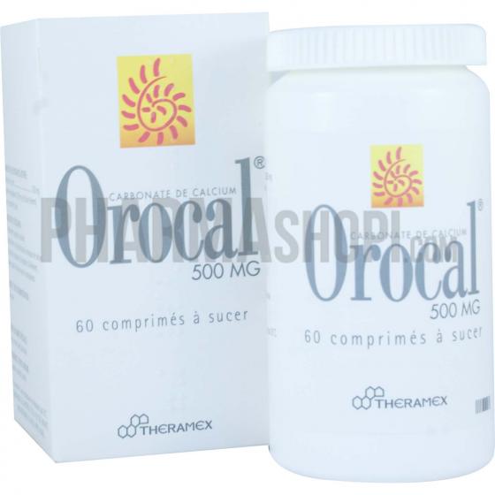 Orocal 500mg comprimé - boîte de 60 comprimés