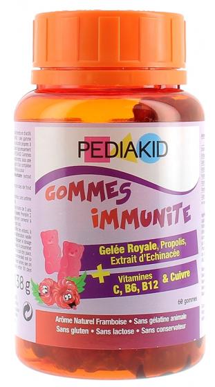 Pediakid gommes immunité Ineldea - Pot de 60 gommes