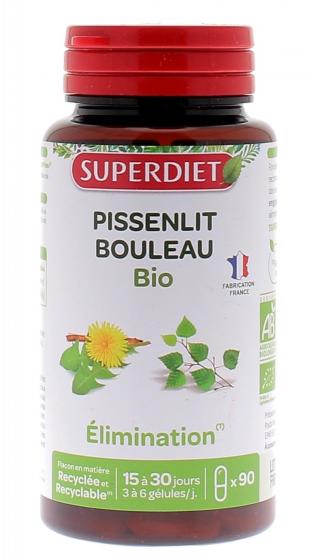 Pissenlit bouleau bio Super Diet - boîte de 90 gélules