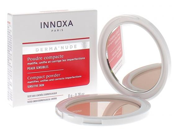 Poudre compacte teinte clair derma'nude Innoxa - poudrier de 8 g