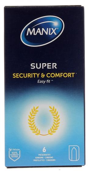 Préservatifs Super Manix - boîte de 6 préservatifs