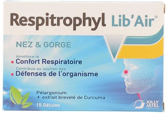 Respitrophyl Lib'Air Nez et Gorge - boîte de 15 gélules
