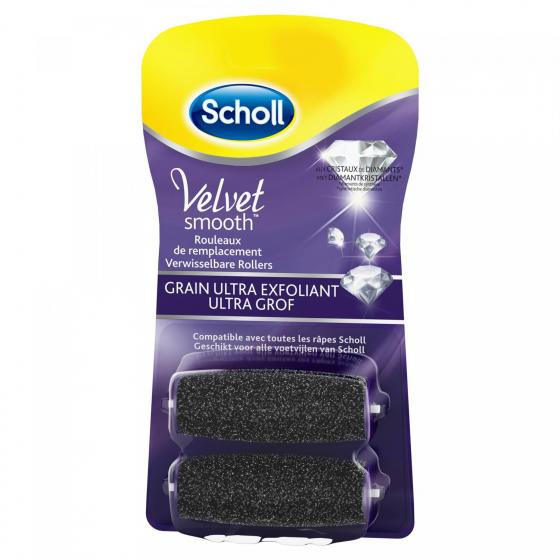 Velvet Smooth Rouleaux de remplacement Grain ultra exfoliant Scholl - 2 rouleaux de remplacement