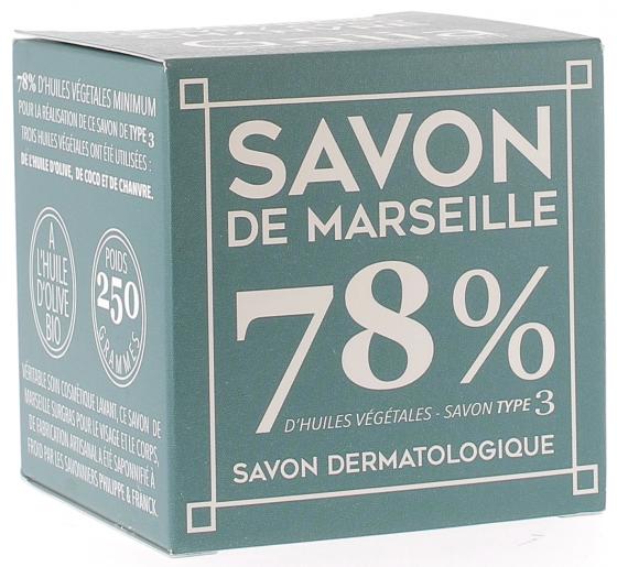 Savon de Marseille Le Canebière Olive-Coco Gaiia - Pain de 250 g