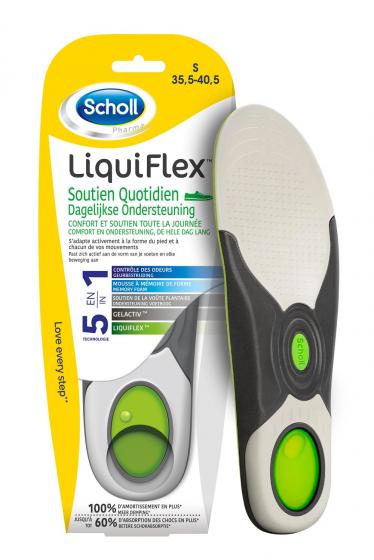 Semelle Liquiflex soutien quotidien Scholl - 1 paire de semelles