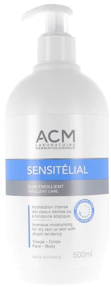Sensitélial soin émollient ACM - flacon de 500 ml