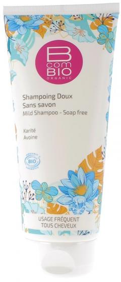 Shampoing doux sans savon BcomBIO - tube de 200ml