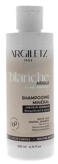 Shampooing minéral Argile blanche bio cheveux normaux Argiletz - flacon de 200 ml