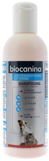 Shampooing antiparasitaire externe chien et chat Biocanina - flacon de 200 ml