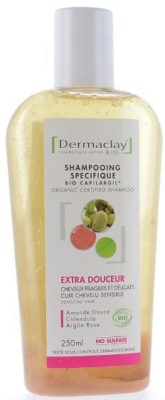 Shampooing spécifique extra douceur bio Dermaclay - flacon de 250 g