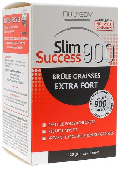 Slim Sucess 900 Brûle Graisses Extra Fort Nutreov - boîte de 120 gélules (1 mois)