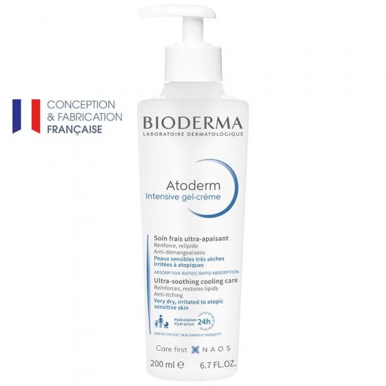 Atoderm Soin frais ultra-apaisant intensive gel-crème Bioderma - flacon de 200 ml