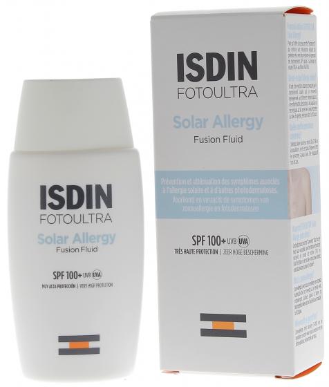 Solar Allergy Fusion Fluid SPF100+ Isdin - flacon de 50ml
