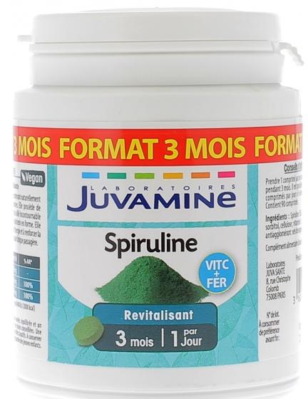 Spiruline Revitalisant Juvamine - boîte de 90 comprimés
