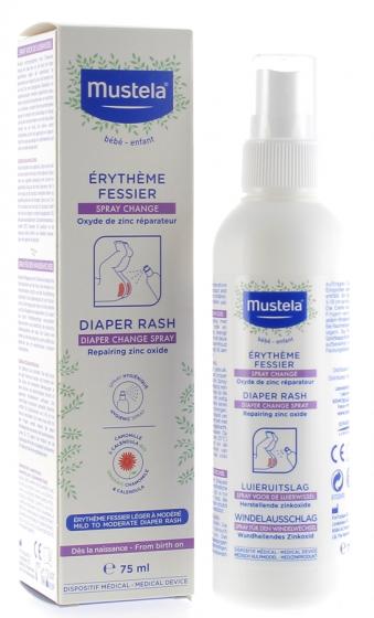 Spray Change érythème fessier Bébé Mustela - spray de 75ml