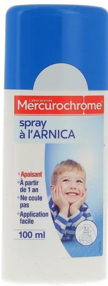 Spray à l'arnica Mercurochrome - Spray de 100 ml