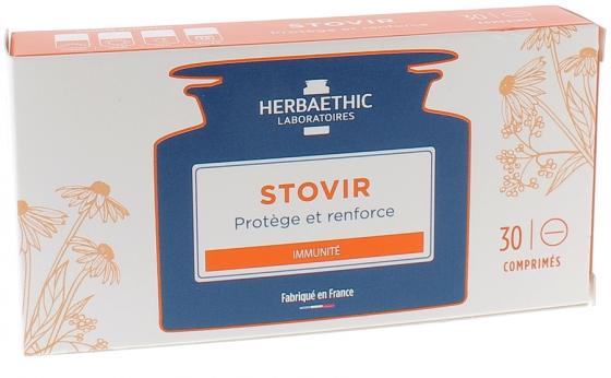 Stovir Immunité Herbaethic - boîte de 30 comprimés