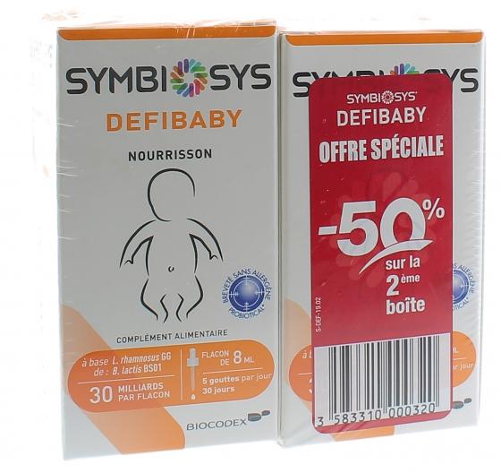 Symbiosys Defibaby Nourisson Biocodex - Lot de 2 flacons de 8 ml