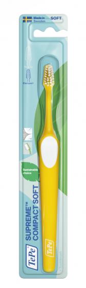 Brosse à dents supreme compact soft TePe - 1 brosse à dents