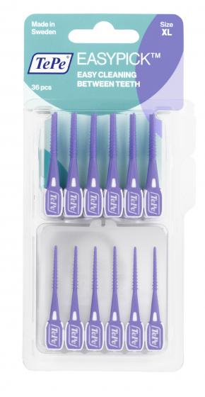 Easy Pick Cure-dents silicone violet XL TePe - 36 unités