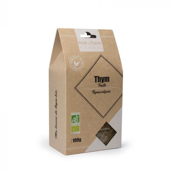 Tisane Feuille Thym Nat & Form - sachet de 100 g