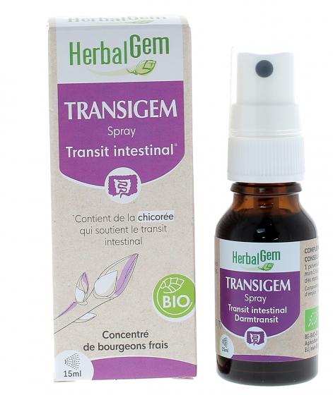 Transigem bio transit intestinal Herbalgem - spray de 15ml