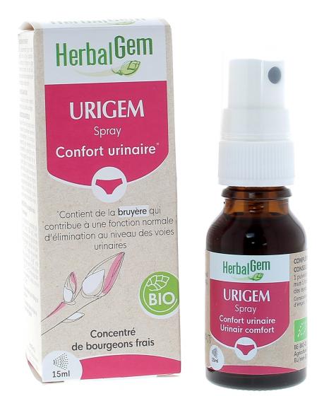 Urigem bio confort urinaire Herbalgem - spray de 15 ml