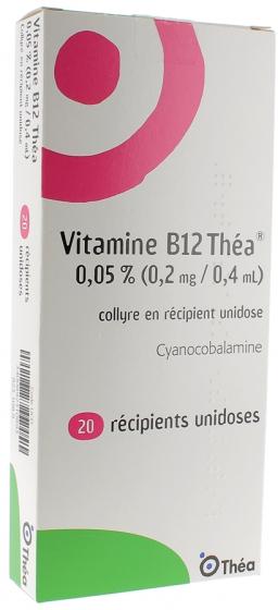 Vitamine B12 Théa collyre - 20 unidoses
