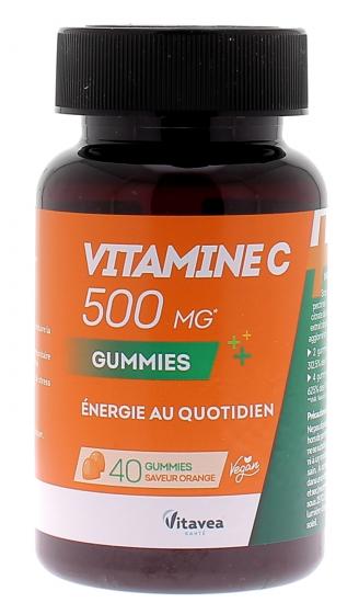 Vitamine C 500mg Vitavea - pot de 40 gummies